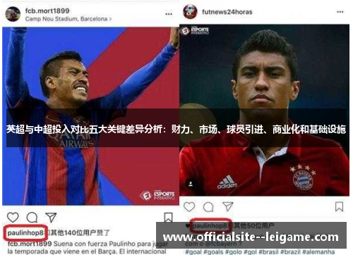 英超与中超投入对比五大关键差异分析：财力、市场、球员引进、商业化和基础设施